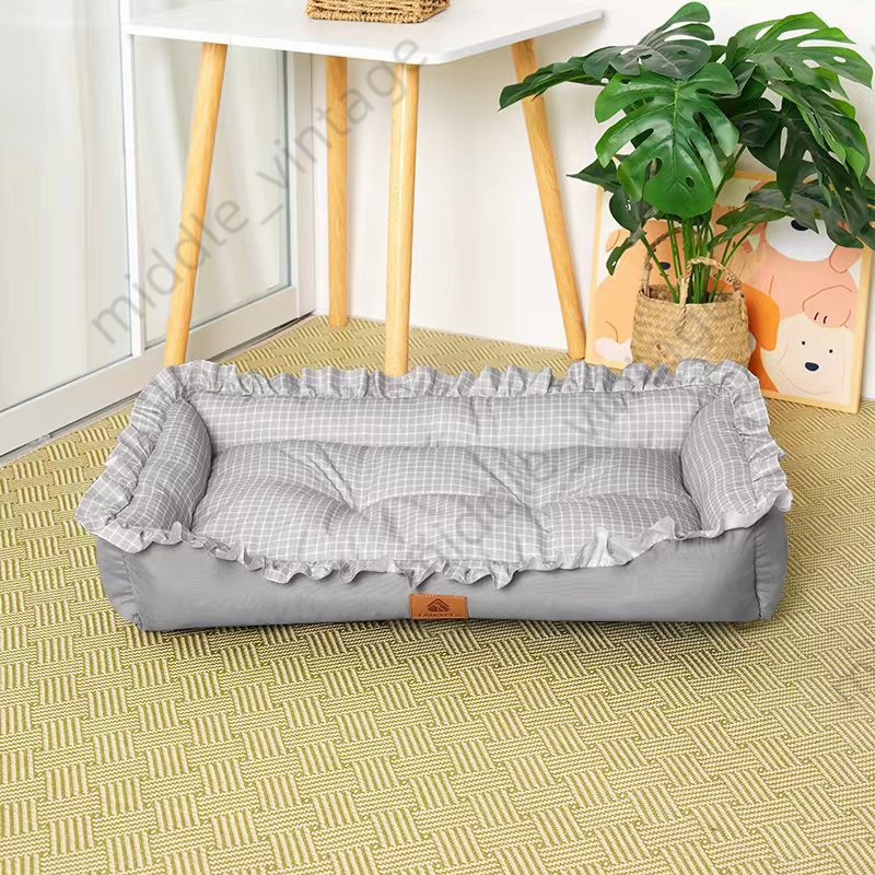 Small Dog Pet Fashion Fresh Square Wholesale Mat Summer Cool Nest House Cat Bed