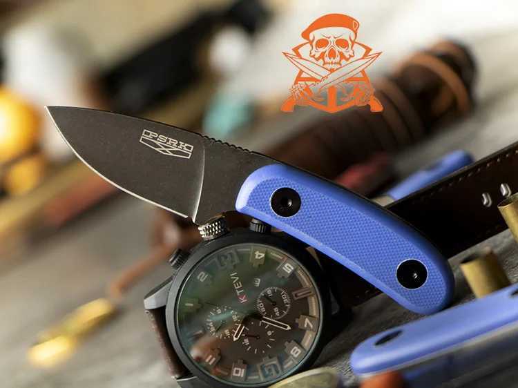 PSRK CANDIRU 12C27 Blade G10 Handle EDC Fixed Knife Outdoor Camping Knife Survival Tool Tactical Knife Practical EDC Tool CL240925