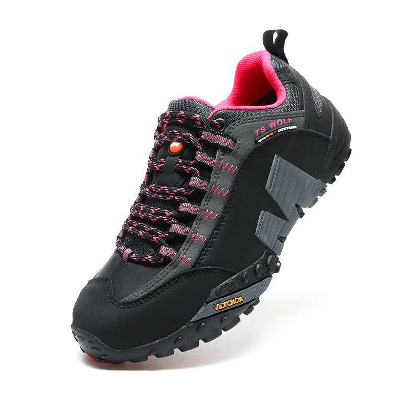Outdoor ShoesHIKEUP Hiking Shoes Men Anti-skid Outdoor Camping Sports Shoes Comfort Trekking Sneakers Breathable Trail Male Safety Footwear Z240924