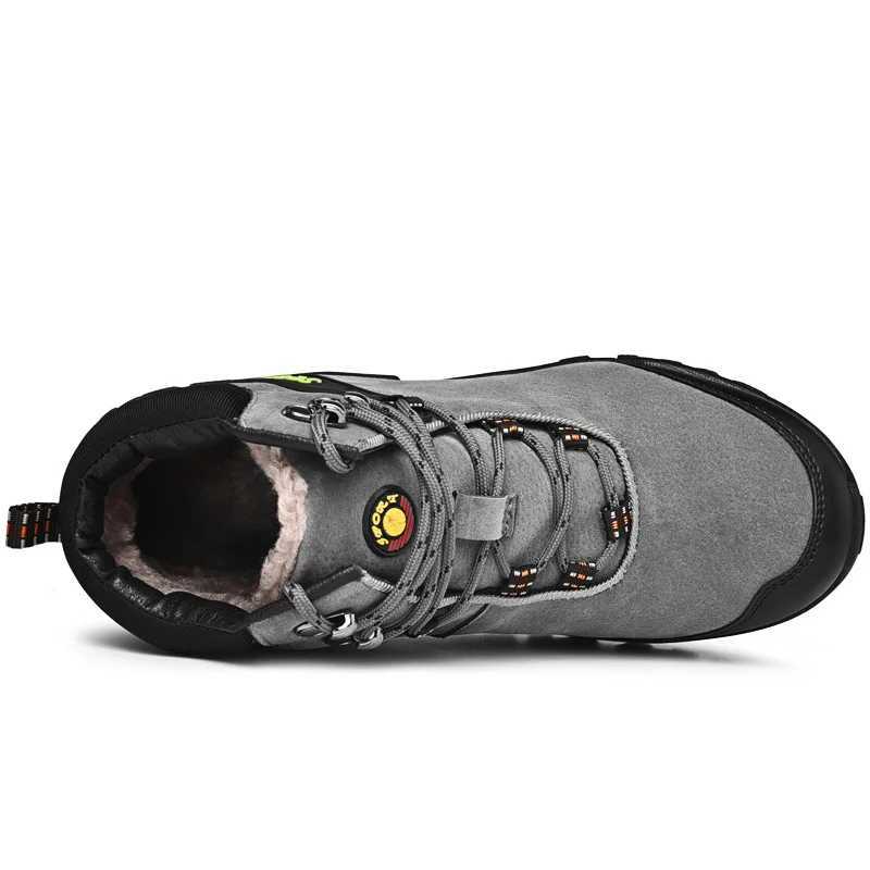 Hiking Shoes Outdoor Mens Professional Hiking Boots Camping Boots Winter Keep Warm Hiking Shoes Men Mountain Climbing Trekking Boots M240924