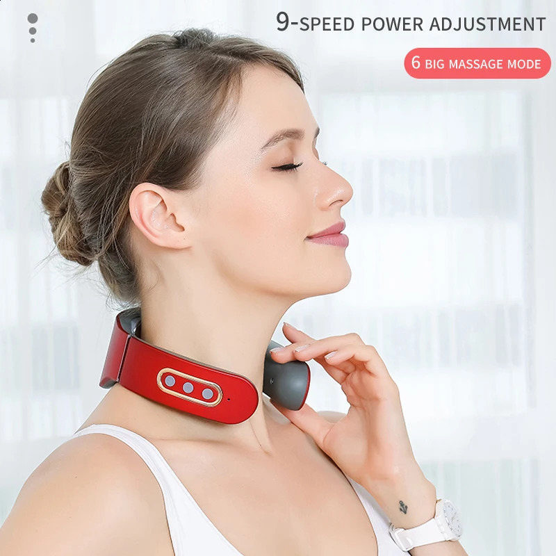 Neck Care Instrument Cervical Spine Massage Shoulder and Intelligent Electric Pulse 240919