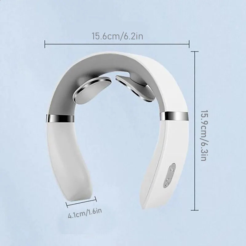 Cervical Massager Protable Mini Neck Shoulder Deep Massage Warm Pressing Care 240919