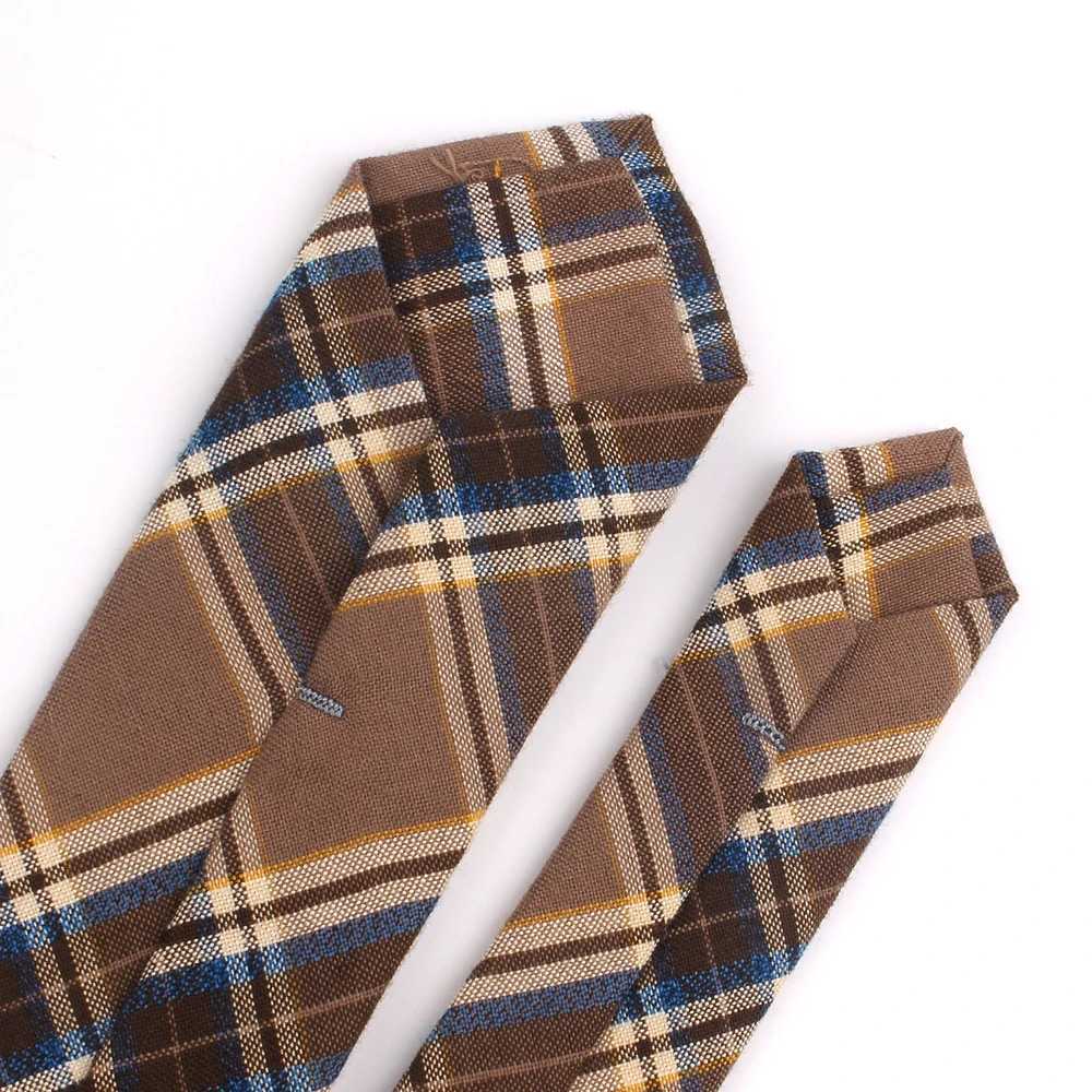 Fashionable cotton neck tie for mens casual plain weave tie boys and girls suit slim collar tie wedding party Gravatas Y240925