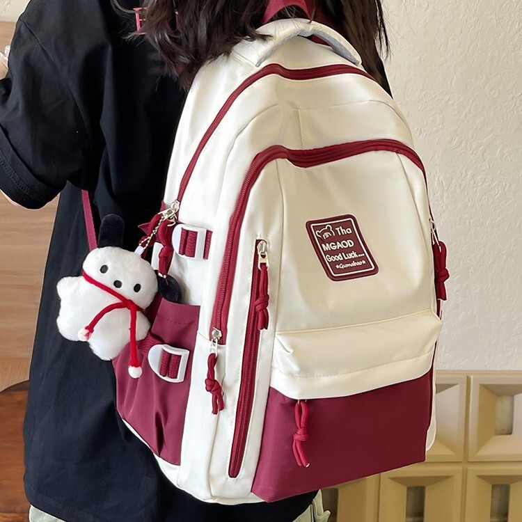 2024 New Designer Backpack High Backpack for Girls to Reduce Burden, Large Capacity, Spine Protection, Durable Backpack