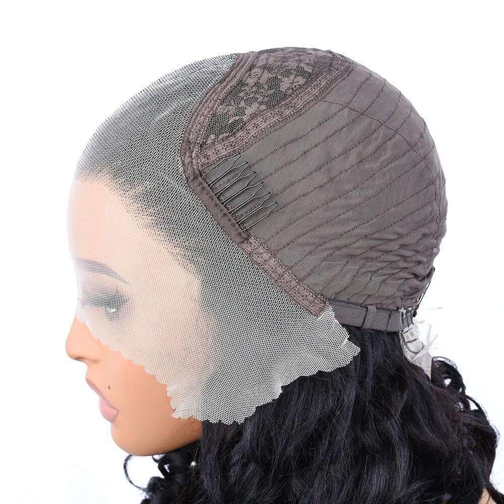 Sapphire Frontal Big Loose Egg Curly Wave 13X4 Lace Front Human Hair 4X4 Closure Wig 100% Remy Brazilian