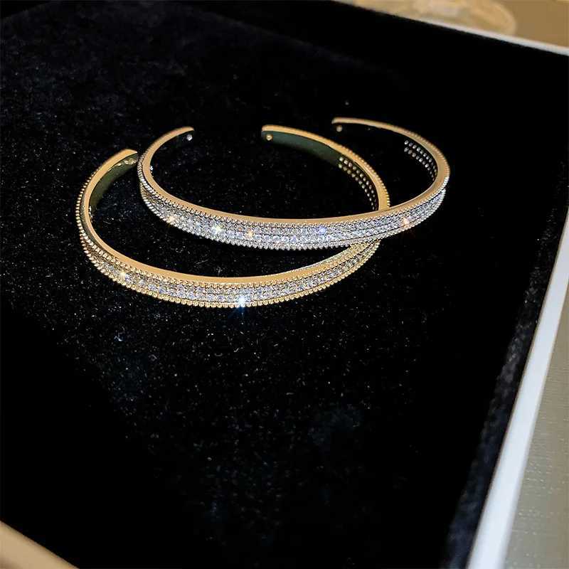 New Korea Exquisite Simple Geometric Opening Bracelet Fashion Temperament Joker Bracelet Elegant Ladies Banquet JewelryX240925