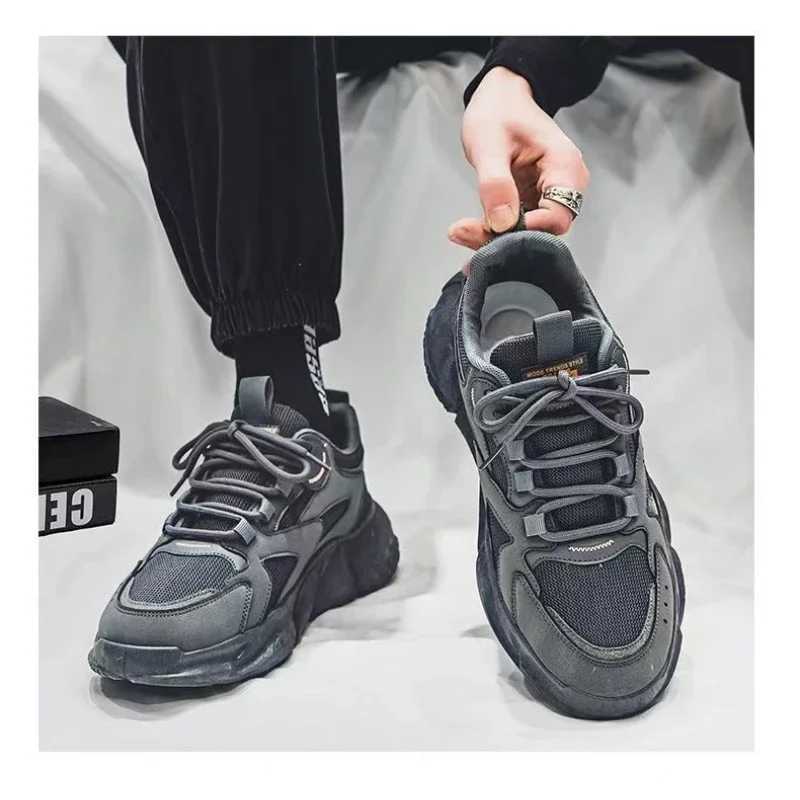 Athletic Shoes Winter Male Sneakers Thick Bottom Mens Tennis Shoes Breathable Sport Sneaker for Men Outdoor Running Basketball Trainers Z240924