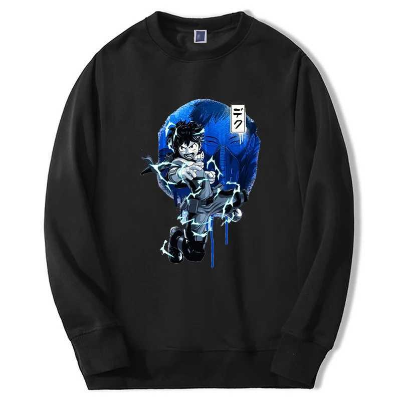 My Hero Academia Hoodie For Men/women Anime Bakugou Boku No Hero Graphic Sweatshirt Round Neck Oversize Streetwear SportswearX240925