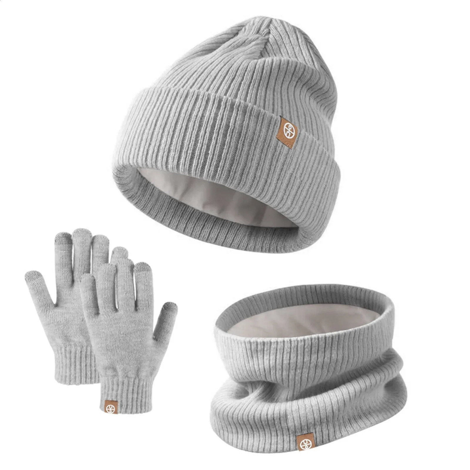 Childrens Winter Hat Glove Scarf Set Girls and Preschool Hats with Pom Knitted Neck Warmth Gator Baseball 240925