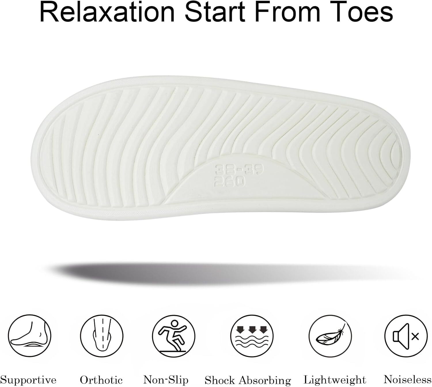Women's Cozy Memory Foam Arch Support House Ladies Orthopedic Crossband Open Toe Home Bedroom Bed Slippers for Plantar Fasciitis Fluffy Corduroy 