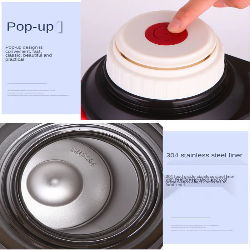 Large capacity Flasks water bottle stainless steel water bottle vacuum insulated water bottle outdoor travel bottle to keep warm ww 240929