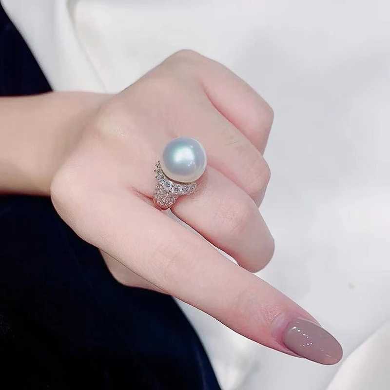 Huitan Sweet Imitation Pearl Ring Womens Engagement Wedding Party Luxury Fashion Womens Finger Accessories Eternal Jewelry 2022 W240925