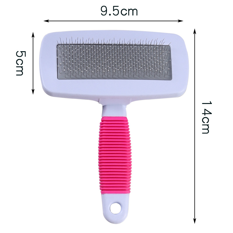 Halloween Bubble shell threaded rubber handle pet needle comb dense tooth needle comb dog knot comb cat comb beauty comb pet supplies