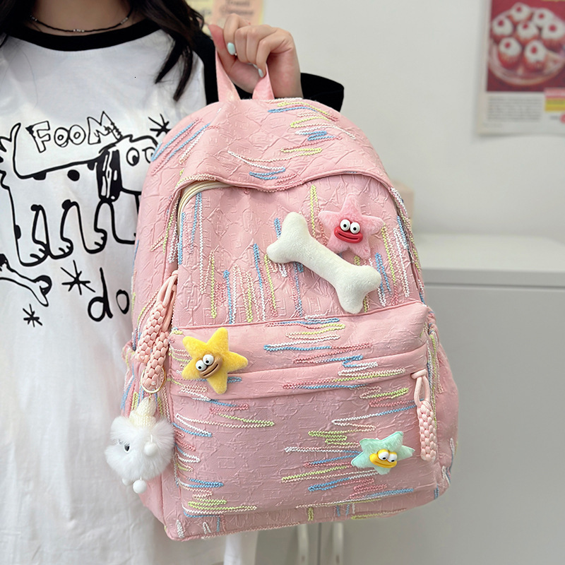 2024 New Designer Tall, Cute and Sweet Girl Computer Travel Backpack Backpack