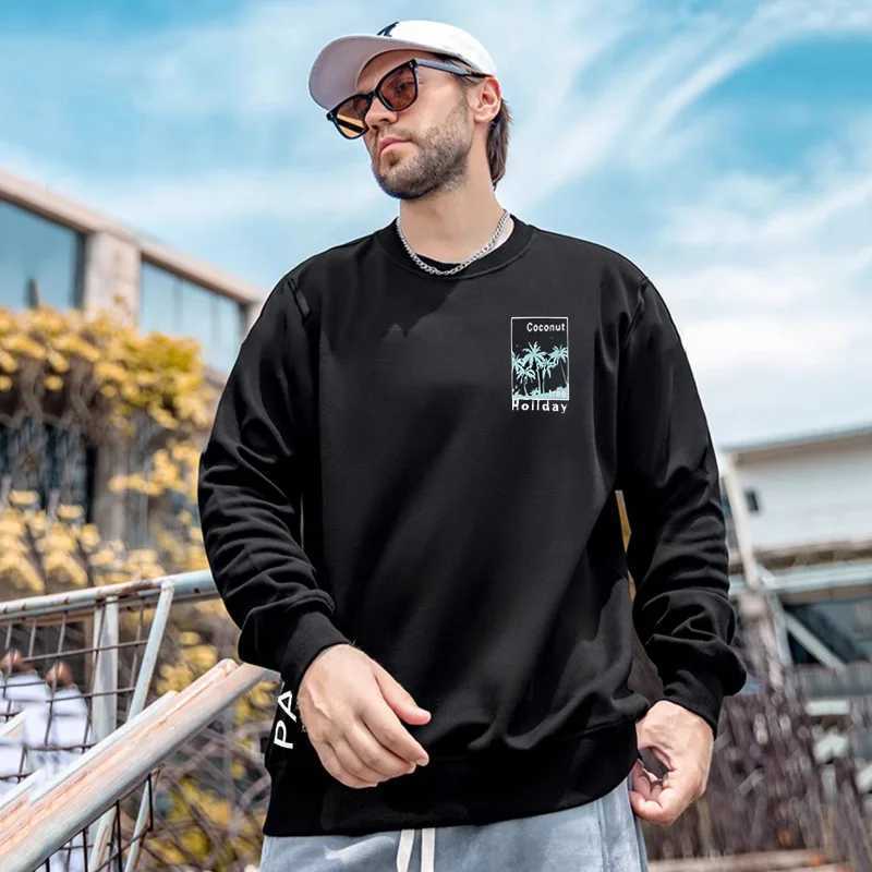 Oversized Tops Men Plus Size Autumn Pullovers Sweatshirts 6XL 7XL 110-180kg Man Round Neck Long Sleeve Printed Big Size ClothingX240925