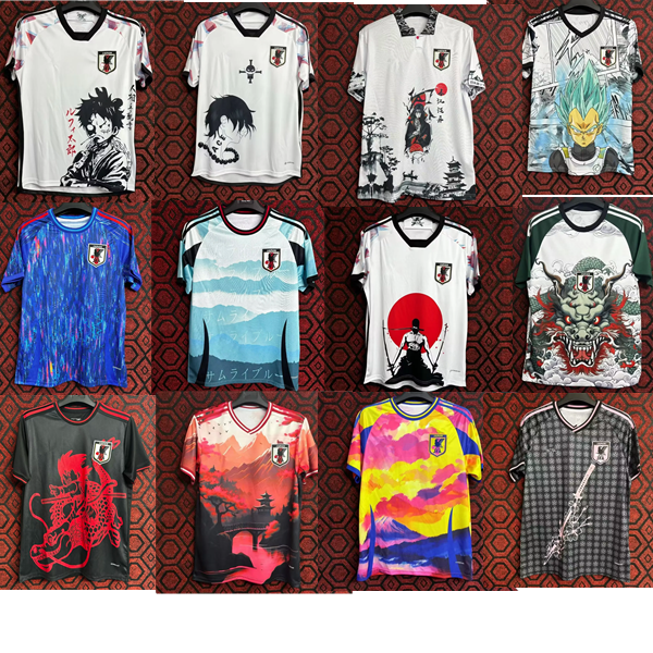 Japan 2024 Soccer Jerseys Cartoon ISAGI ATOM TSUBASA MINAMINO ASANO DOAN KUBO ITO WOMEN KIDS KIT 24 25 Japanese Special uniform Football Shirt Fan