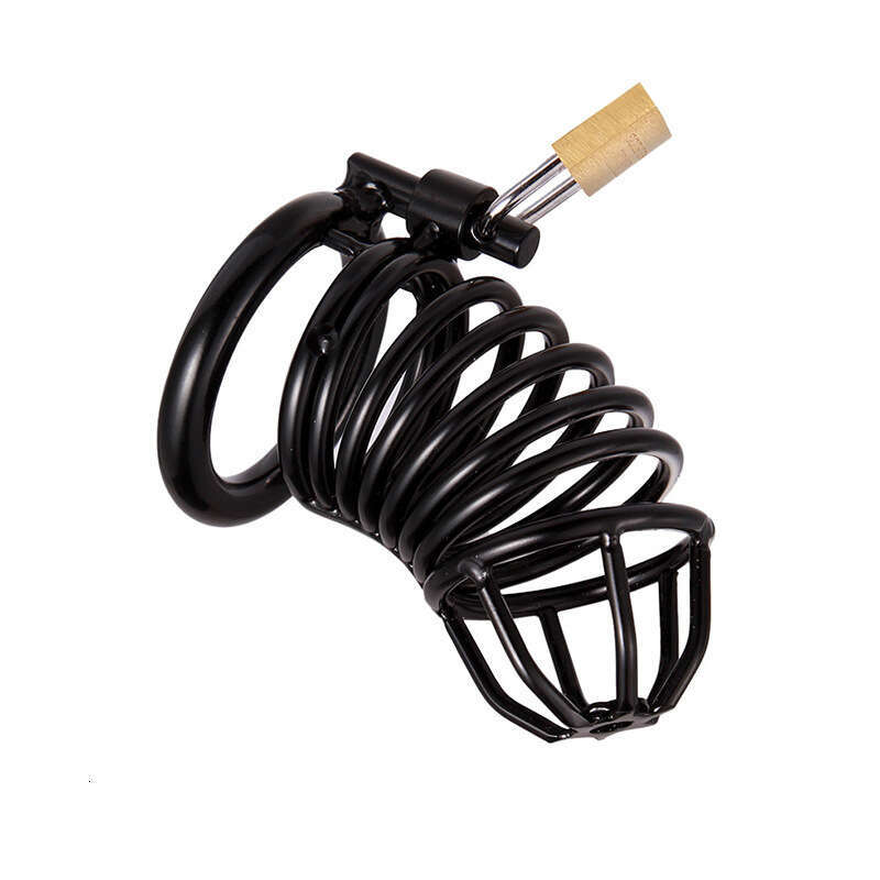 Colorful metal chastity lock, male chastity device, penis cage, CB device, sex toy, SM adult toy, male