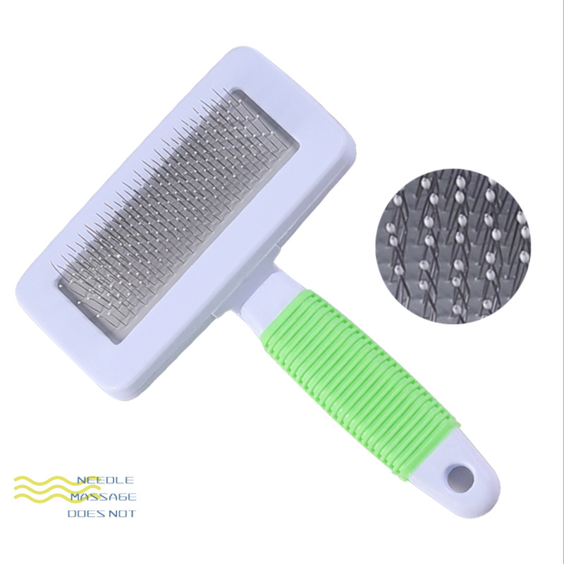 Halloween Bubble shell threaded rubber handle pet needle comb dense tooth needle comb dog knot comb cat comb beauty comb pet supplies