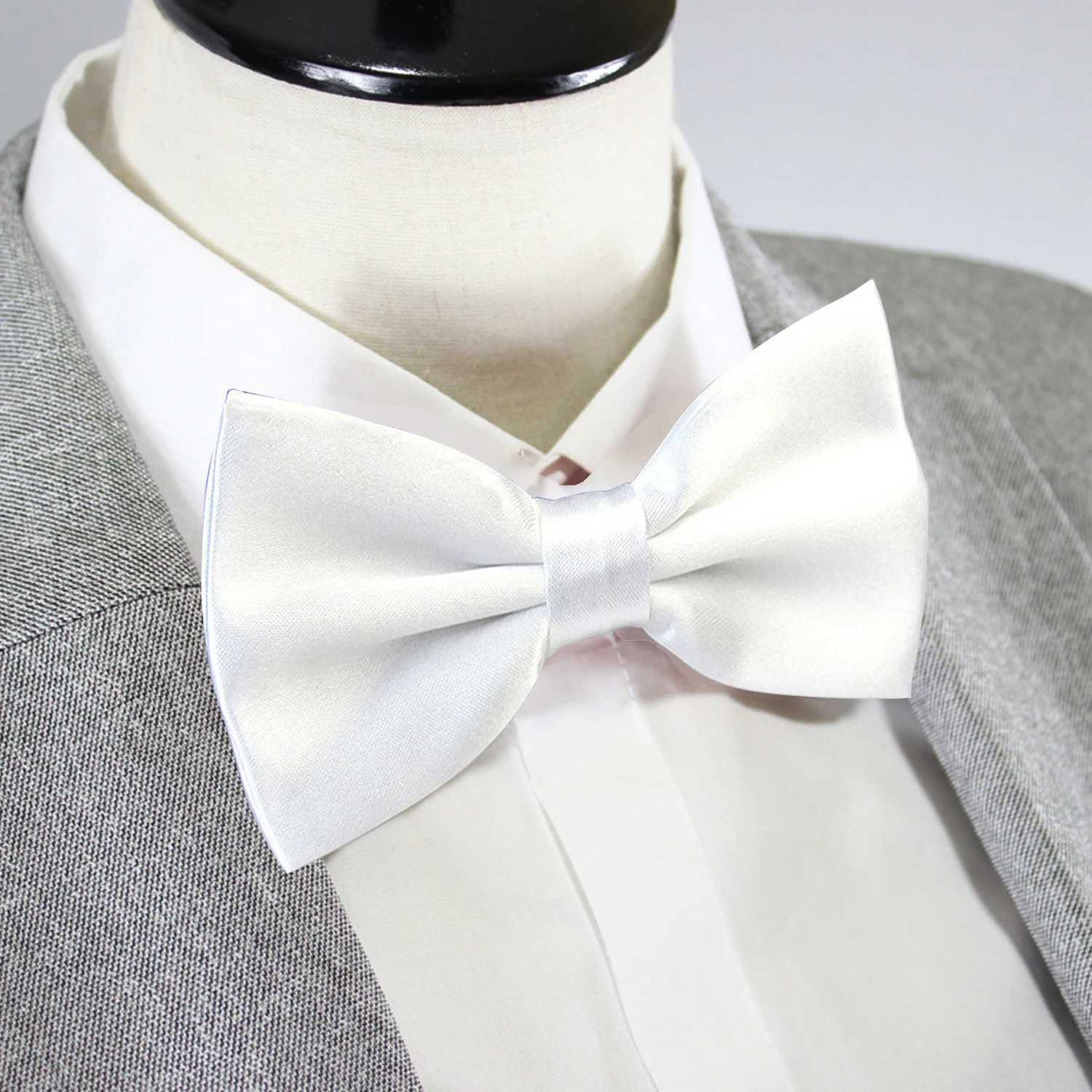 S 1 piece of mens classic tailcoat collar for wedding parties tie for boys fashionable 33% purity Y240925