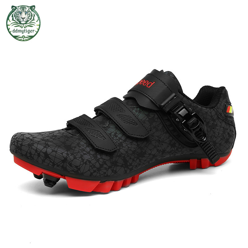 ddmytiger Professional men's dual-use road lock professional women's mountain bike competition cycling shoes, hard sole A ddmythur