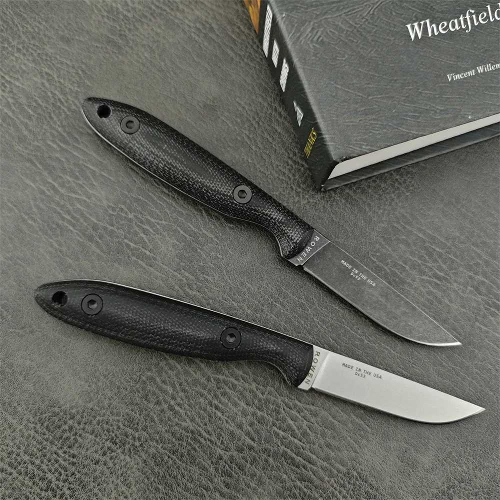 ESEE DC53 Camp Lore Bushcraft Fixed Blade Knife D2 Steel Outdoor Hunting Portable Blade Survival Hunting Tactical EDC Tool CL240925