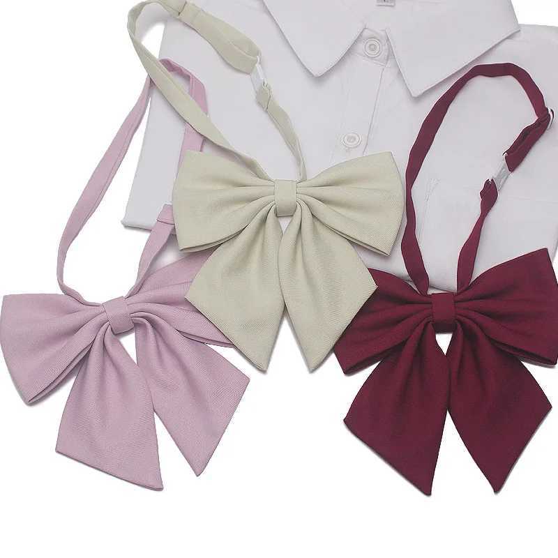Fashionable JK tie for JK uniform mens casual plain weave collar Japanese style cute collar school accessories Y240925