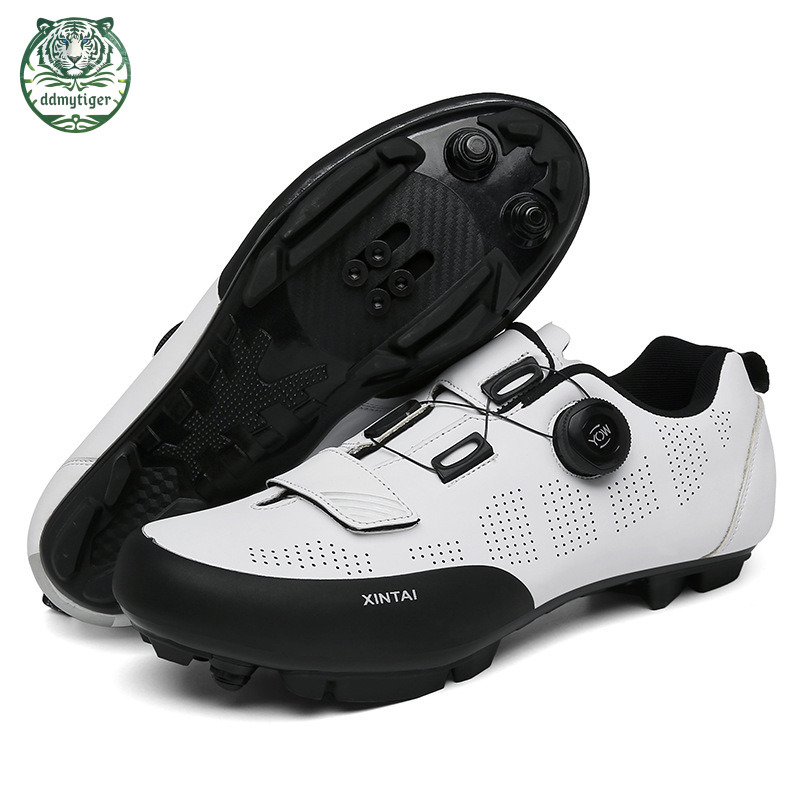 ddmytiger Large size power assisted bicycles, road lock shoes, outdoor sports equipment, breathable men's and women's cycling shoes A ddmyth