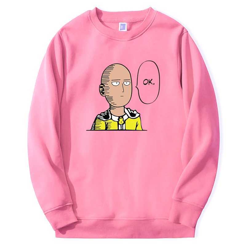 One Punch Man Graphic Hoodie Anime Saitama Men/women Harajuku Sweatshirts Fashion Round Neck Hip Hop Pullover New SportswearX240925