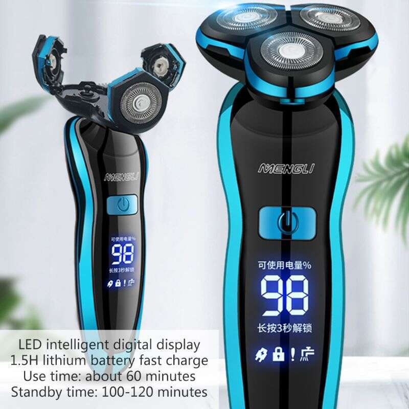 shanshi Electric Shaver Rechargeable Shaving hine for Men Beard Razor Wet-Dry Dual Use Water Proof Fast Charging