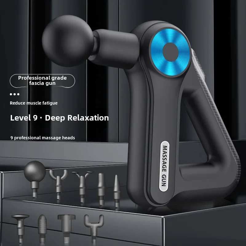 Vibration Fascia Gun Charging Button Style Muscle Relaxation Massage Fascia Vibration Health Fitness Equipment Massage Gun W240924