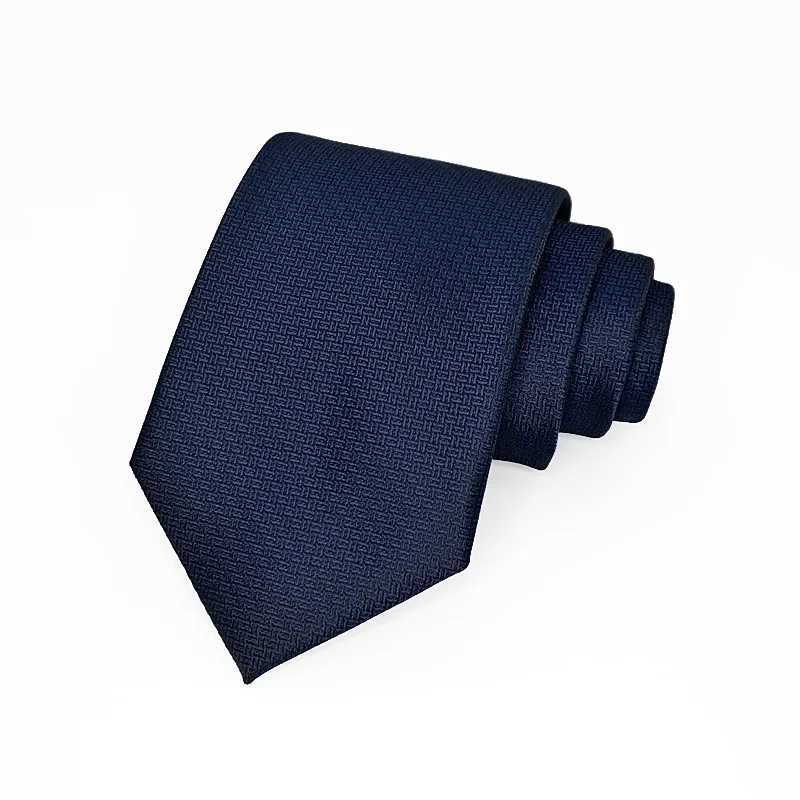8cm wide solid color dark tie mens fashionable gentleman formal brown wine collar party set evening dress tie Y240925