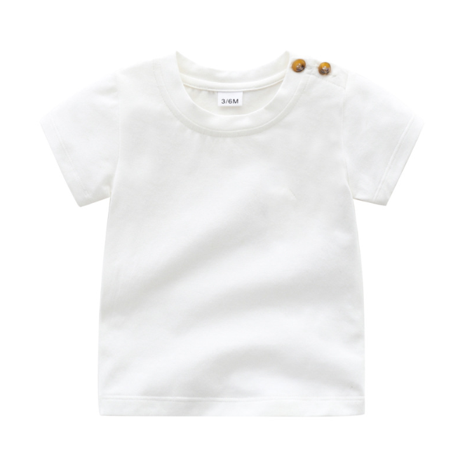 T-shirts Lovely Baby Boys Girls T-shirts Summer Toddler Short Sleeve Shirt Cotton Infant Shirts Newborn Tops TeesY250119ZIW9