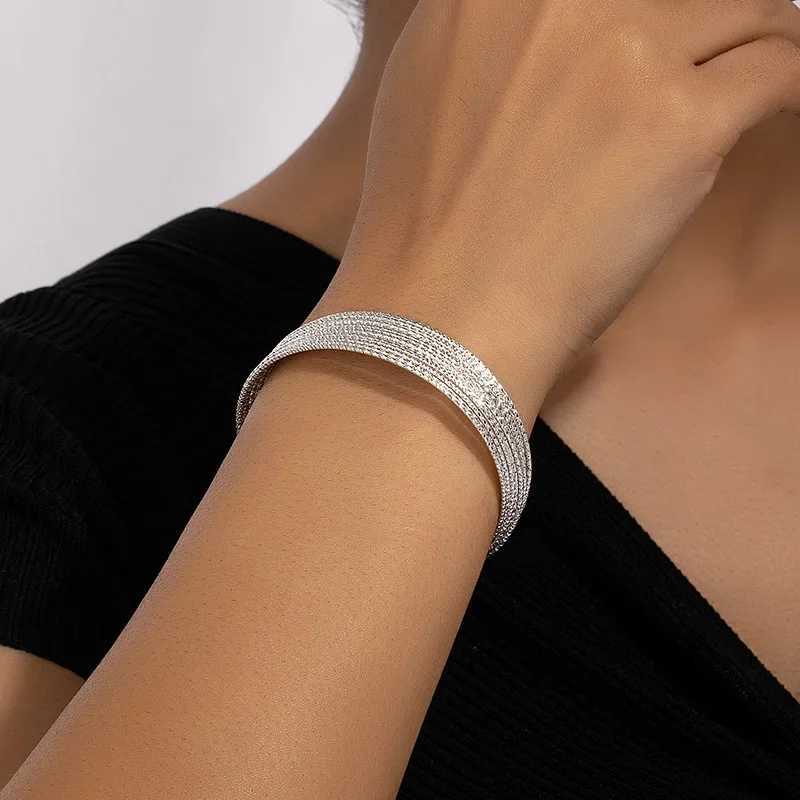Circular Opening Bracelet For Women Silver Gold-plated Party Holiday Gift Fashion Jewelry Accessories B046X240925