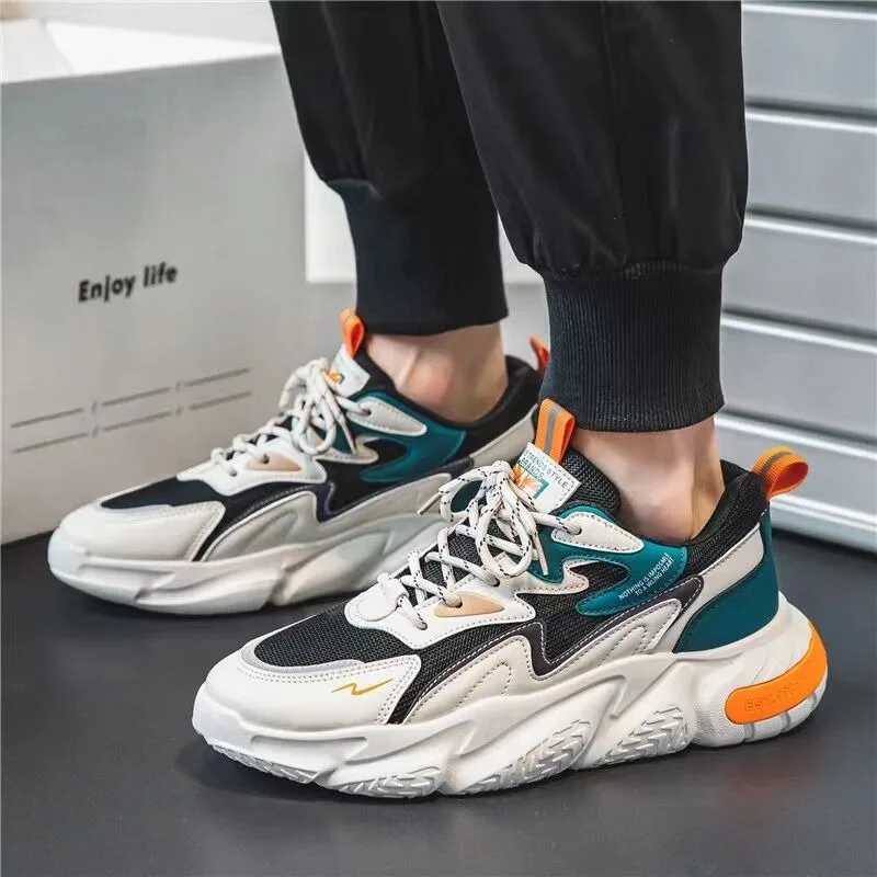 Fashion Men Casual Sneakers High Quality Comfortable Platform Running Sport Shoes Breathable Basketball Footwear Tenis Masculino M240924