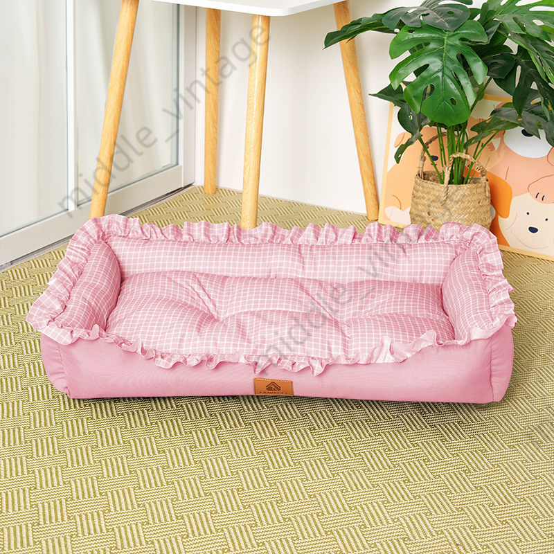 Small Dog Pet Fashion Fresh Square Wholesale Mat Summer Cool Nest House Cat Bed