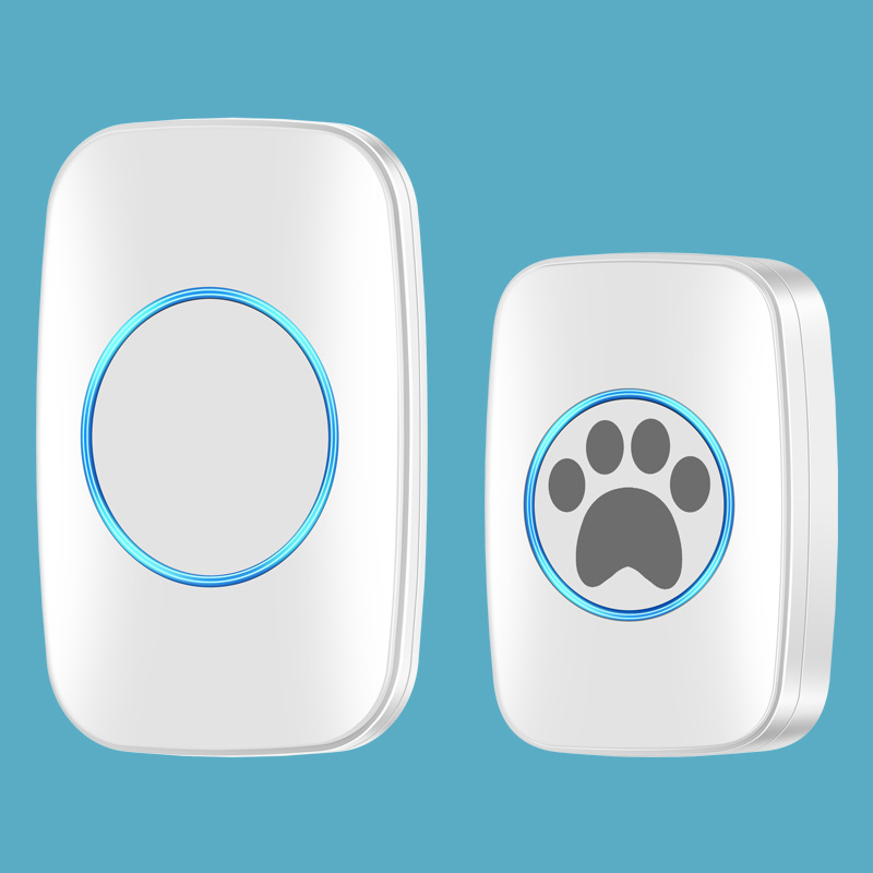 Wireless Doorbell For Pets Remote Control Pet Bell Touching Button Dog Door Bell Dog Door Training Bell EU UK US AU Plug