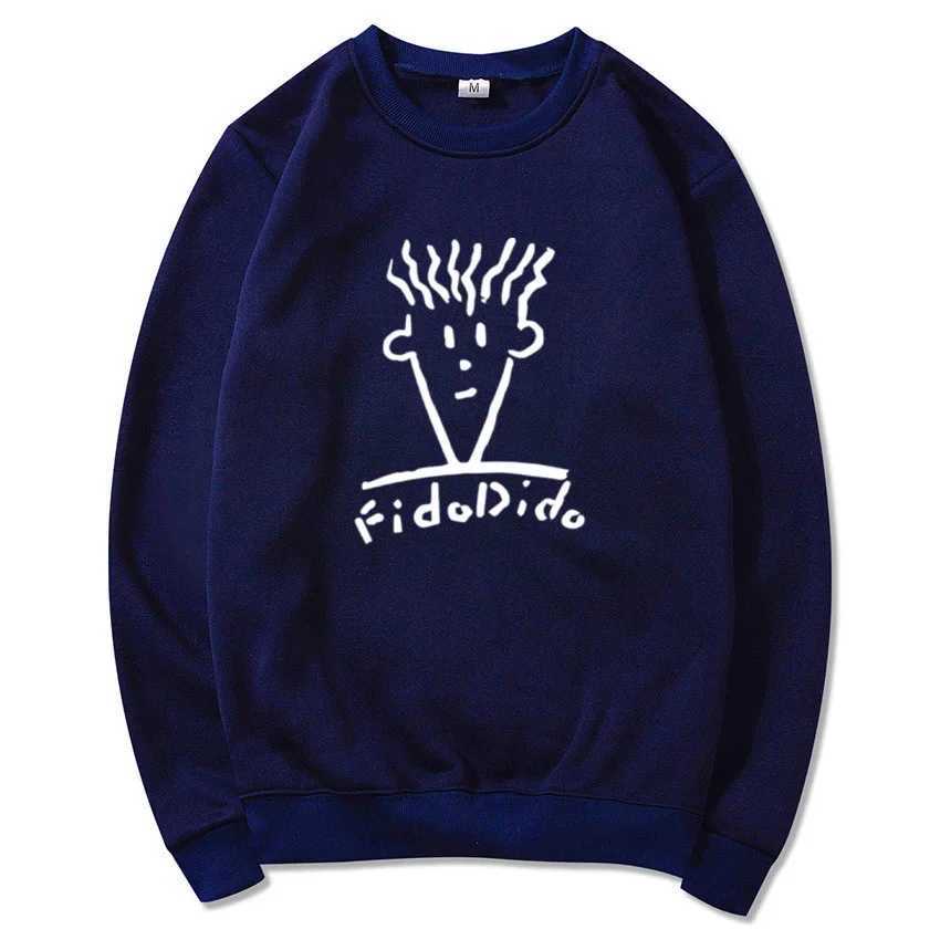 Autumn and Winter Casual Fashion Round Neck Sweatshirts for Men Sweatshirts Fido Dido Popular Drink Printed Streetwear ClothesX240925
