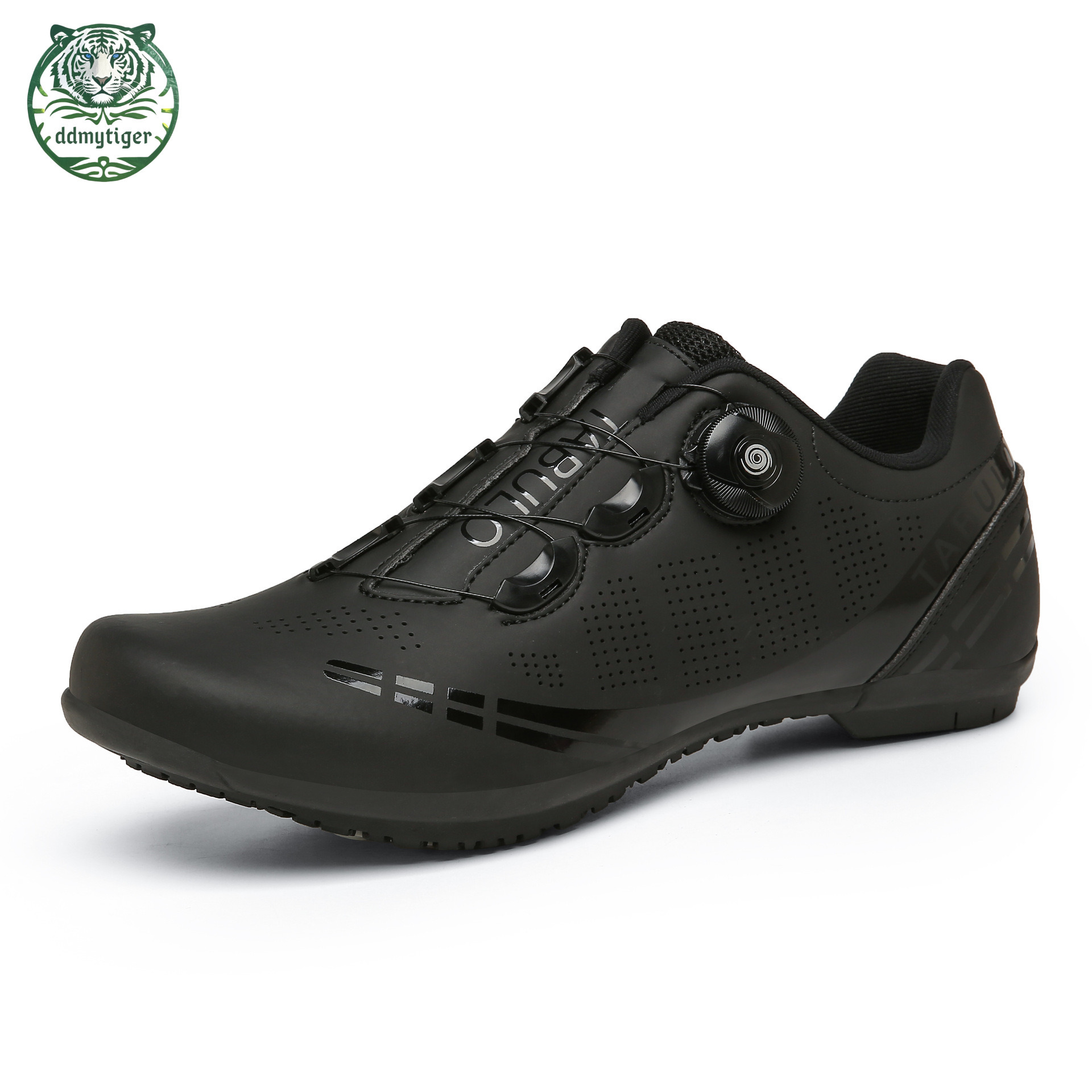 ddmytiger Large size outdoor mountain power bikes, road shoes, sports events, cycling high durability men's and women's lock shoes red A ddm