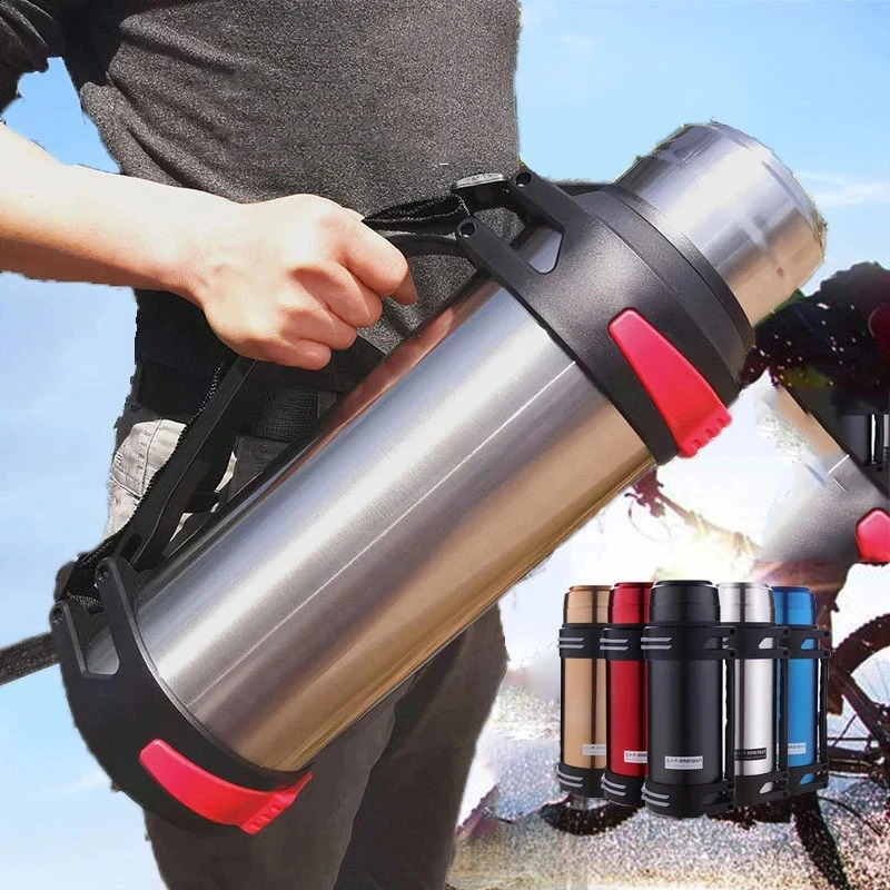 Large capacity Flasks water bottle stainless steel water bottle vacuum insulated water bottle outdoor travel bottle to keep warm ww 240929