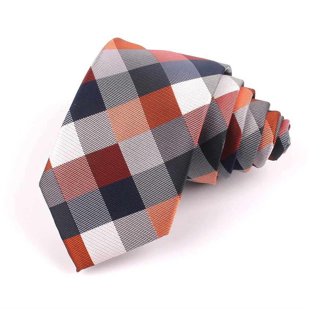 Fashion tight mens tie casual plain collar for wedding business boys suit tie slim M-neck Gravatas Y240925