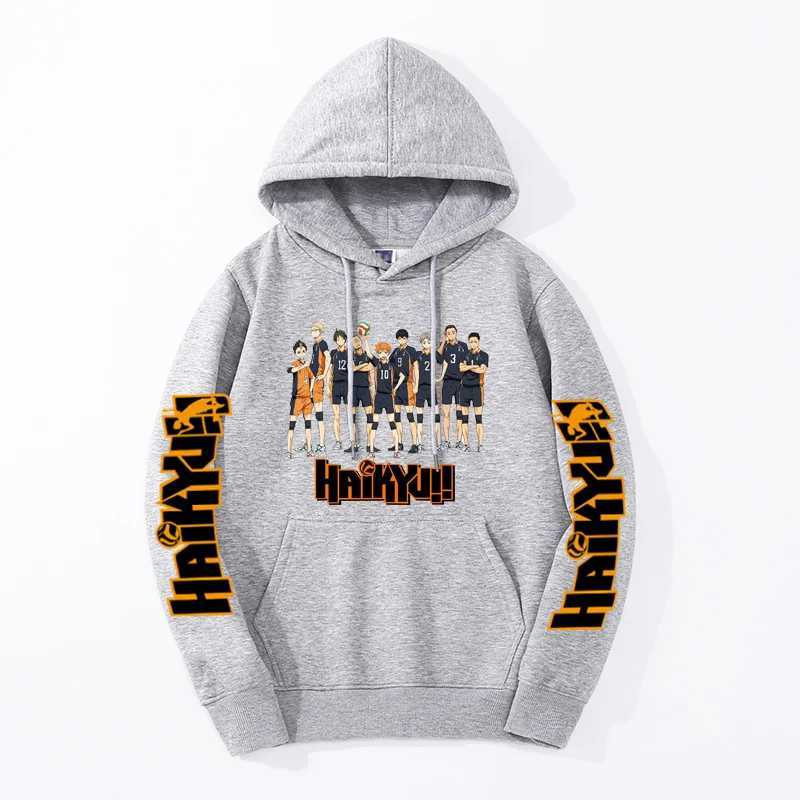 Haikyuu Anime Hoodie For Men Women Fly High Graphic Sweatshirts 2024 New Fashion Round Neck Harajuku Long Sleeve Pullover HoodyX240925