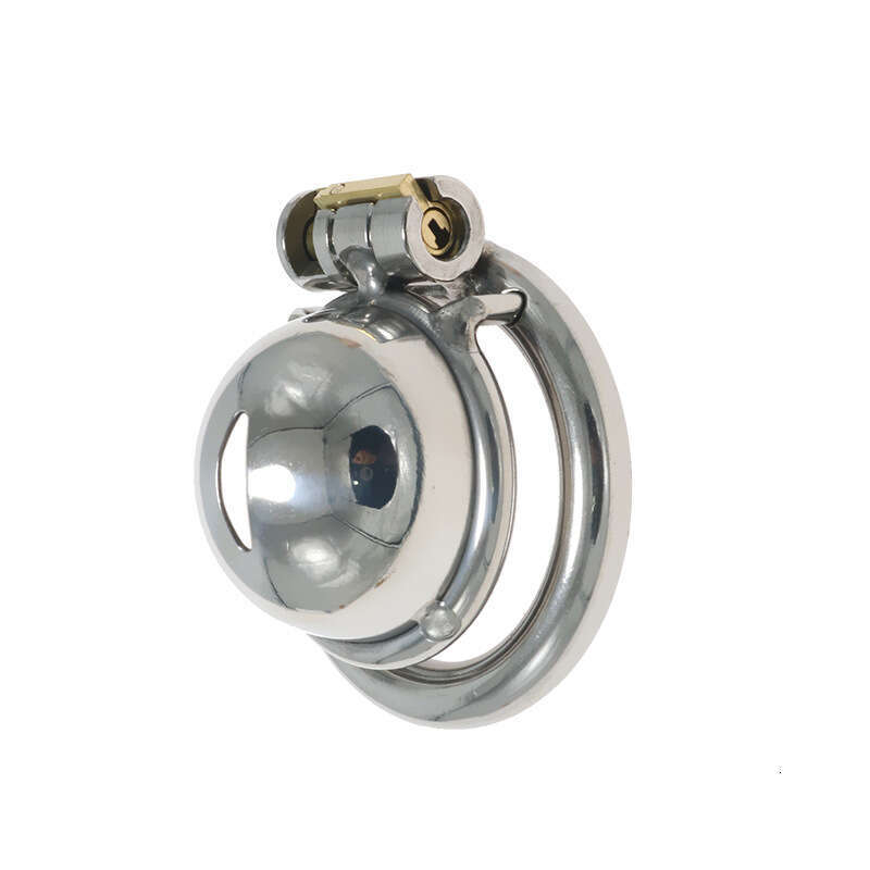 Colorful stainless steel chastity lock, chastity device, CB device, dildo, men's penis cage, outdoor wearing, sexual tools, SM