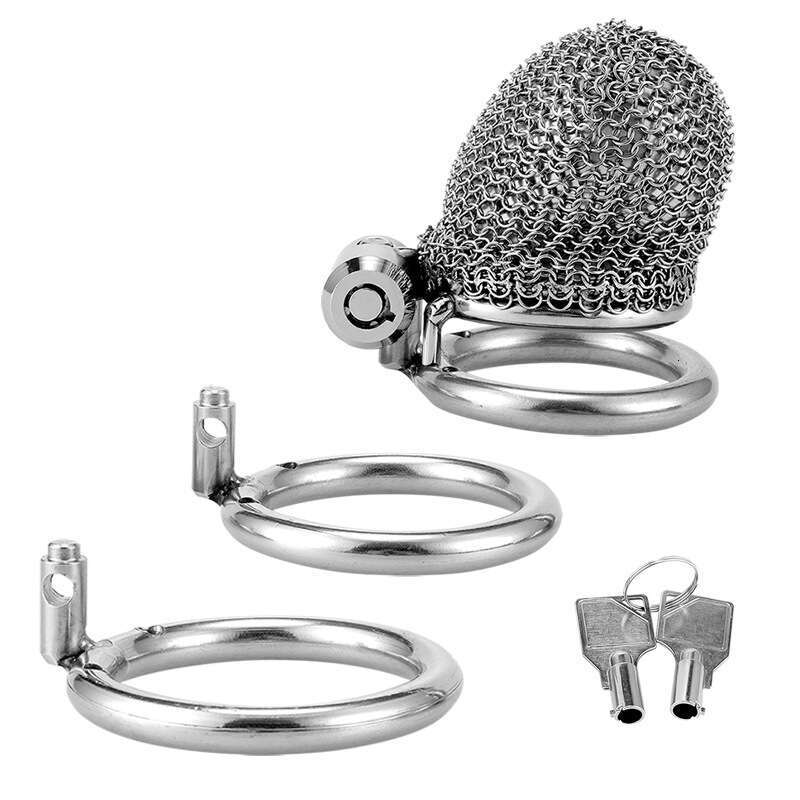Male chastity lock CB lock chastity device stainless steel concealed lock design JJ birdcage alternative sex toy penis restraint