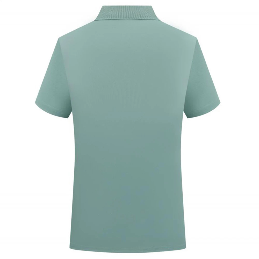 Men Breathable Formal Collar T Shirts Bulk Wholesale Plain White Uniform Polo For Casual Camisa Polos Para Hombre 240924
