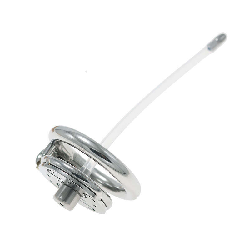 Chaqu new stainless steel chastity lock plate S hollow with thin 5mm conduit chastity device penis cage sex tool