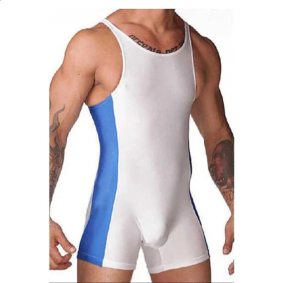 Wrestling Singlets Power Lift Weightlifting PowerLifting Suit One Piece Bodysuit Iron Swimwear Gym Sport Fitness Skinsuit 240903
