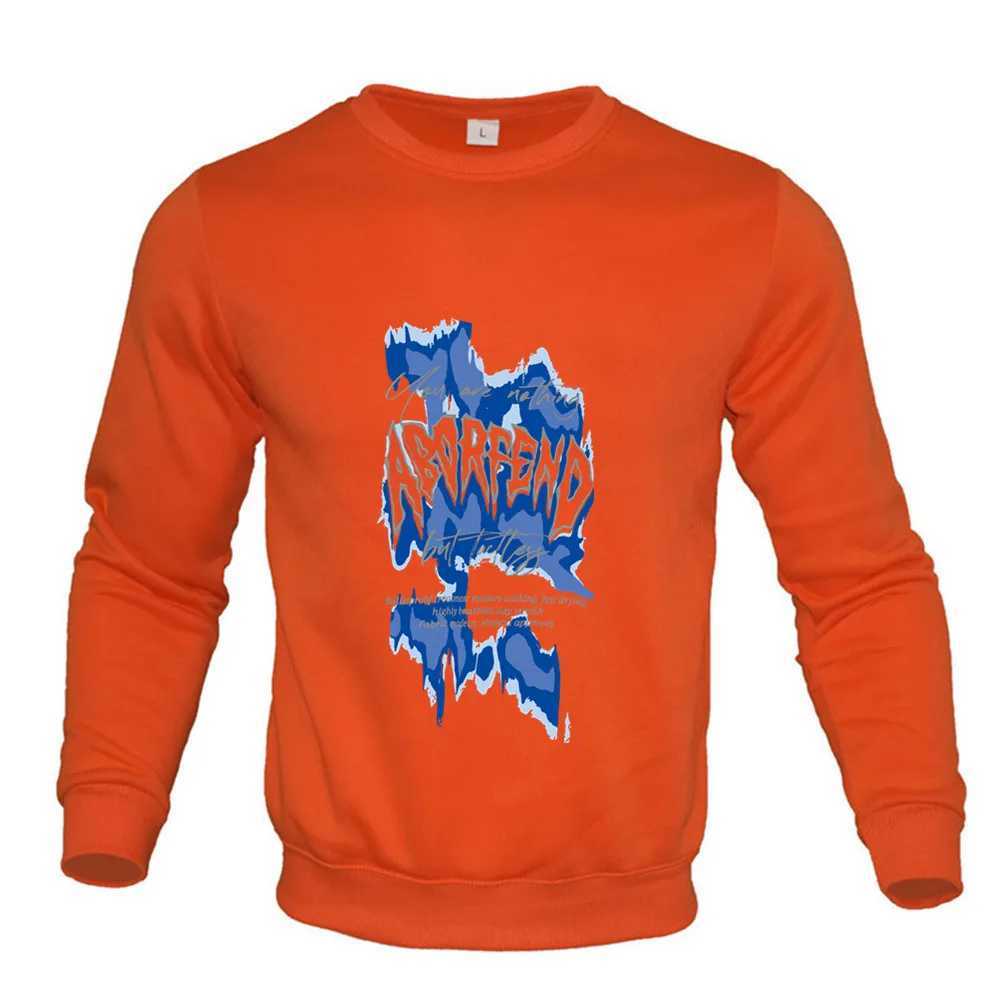 Mens Autumn and Winter New Multi-colors Loose Size S-3XL Sweatshirt Printed Pattern Round Neck Long Sleeve Top ClothingX240925