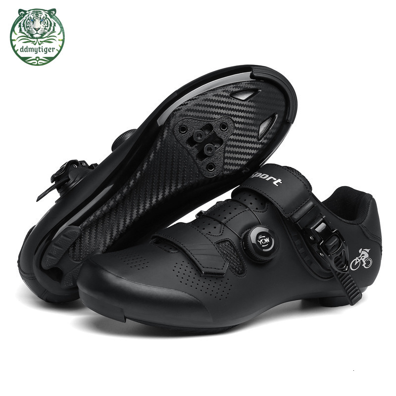 ddmytiger Straight size cycling hard soled outdoor mountain lock shoes, breathable road bike shoes A ddmythur