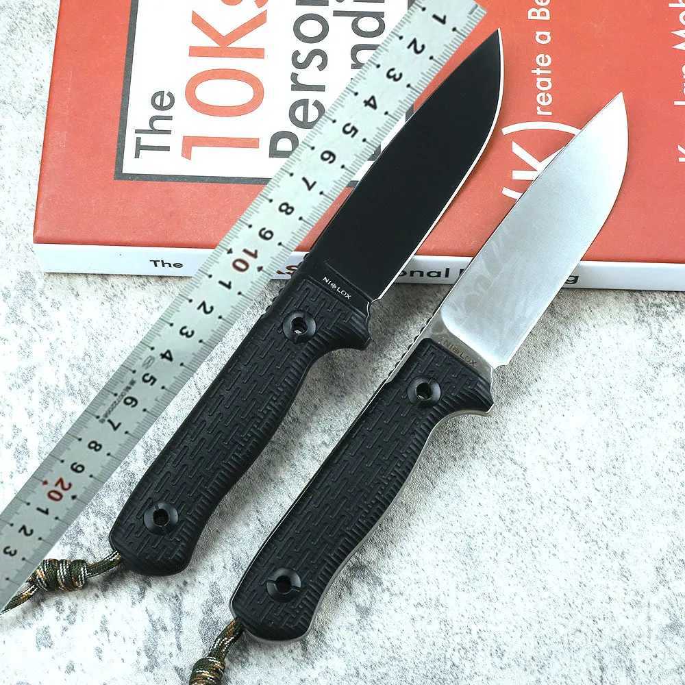 Trskt Pohl Hunting Knife Niolox Tactical Camping Knife Survival Rescue Knife with Kydex Sheath Drop Pack Outdoor Tool CL240925