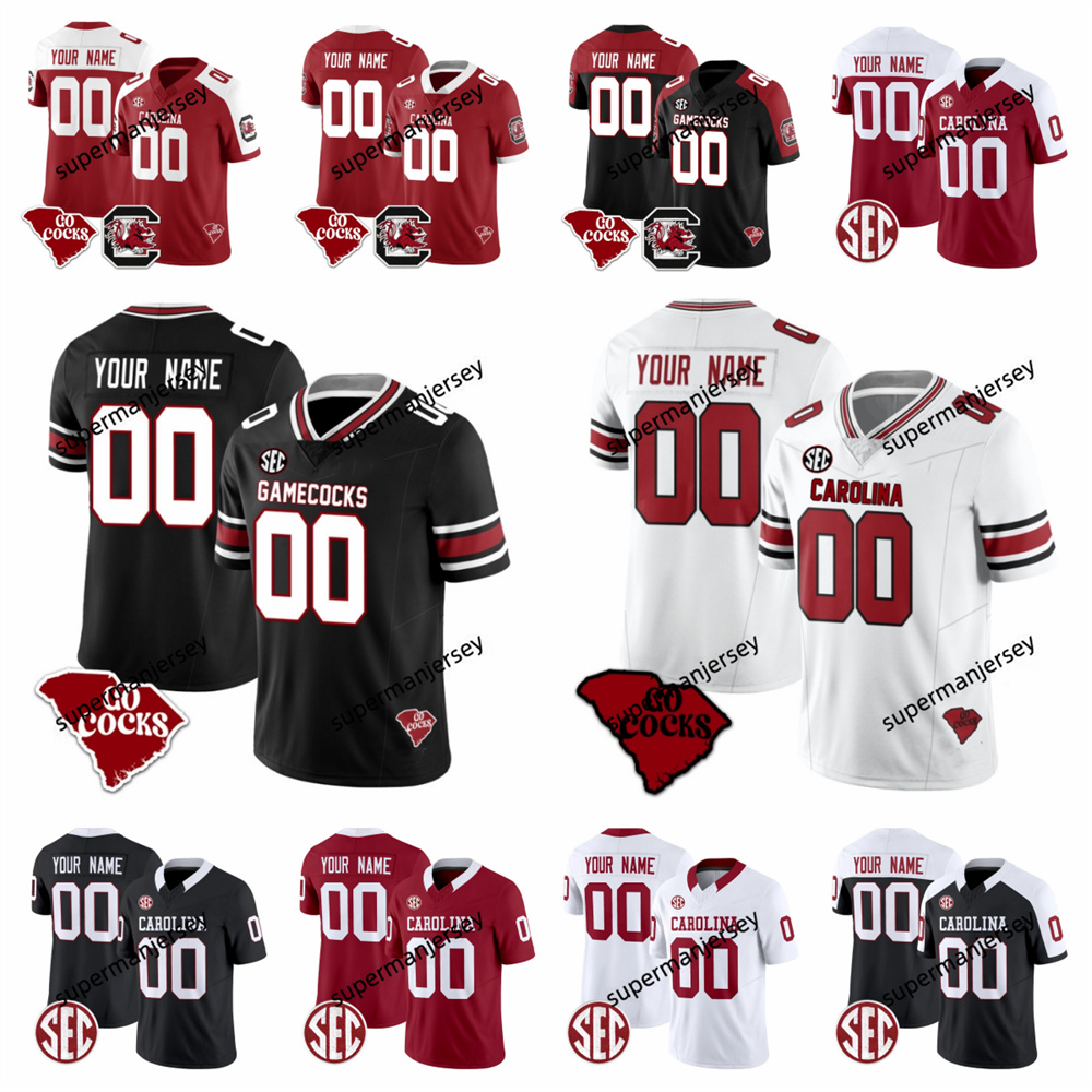 2024 Ncaa Custom South Carolina Gamecocks Football jerseys All Stitched LANORRIS SELLERS NYCK HARBOR ROBBY ASHFORD RAHEIM SANDERS DANTE RENO